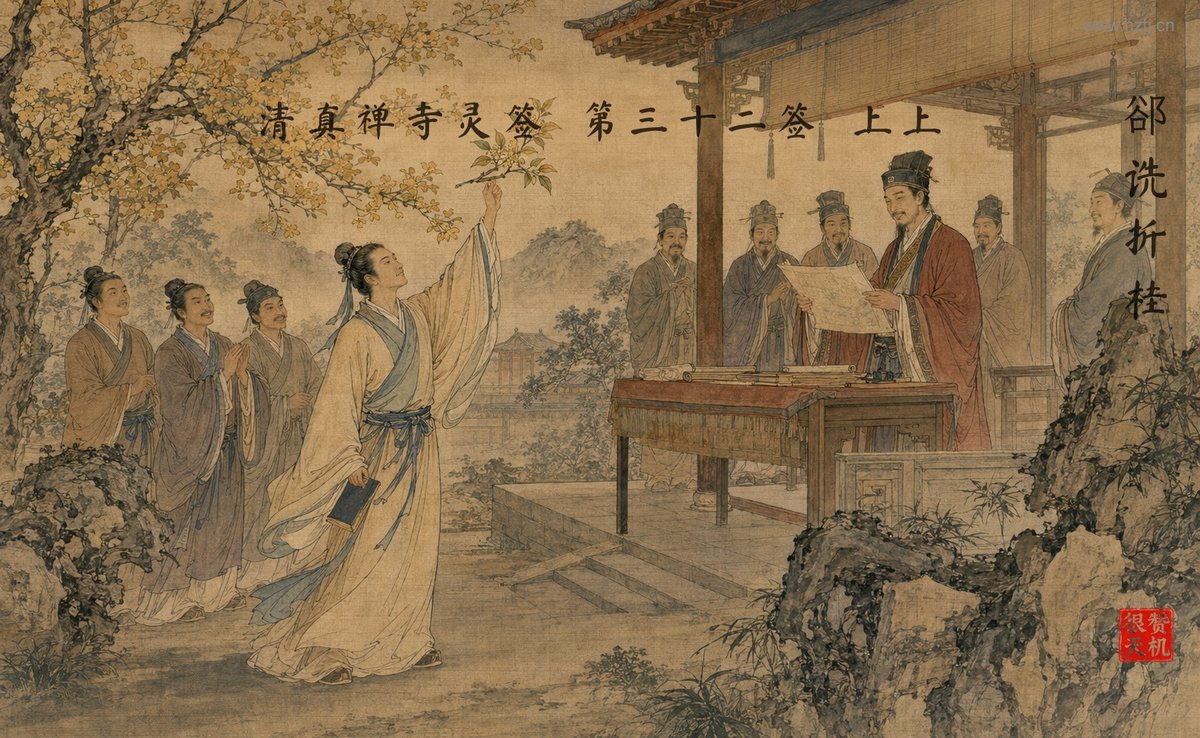 郤诜折桂 典故插图