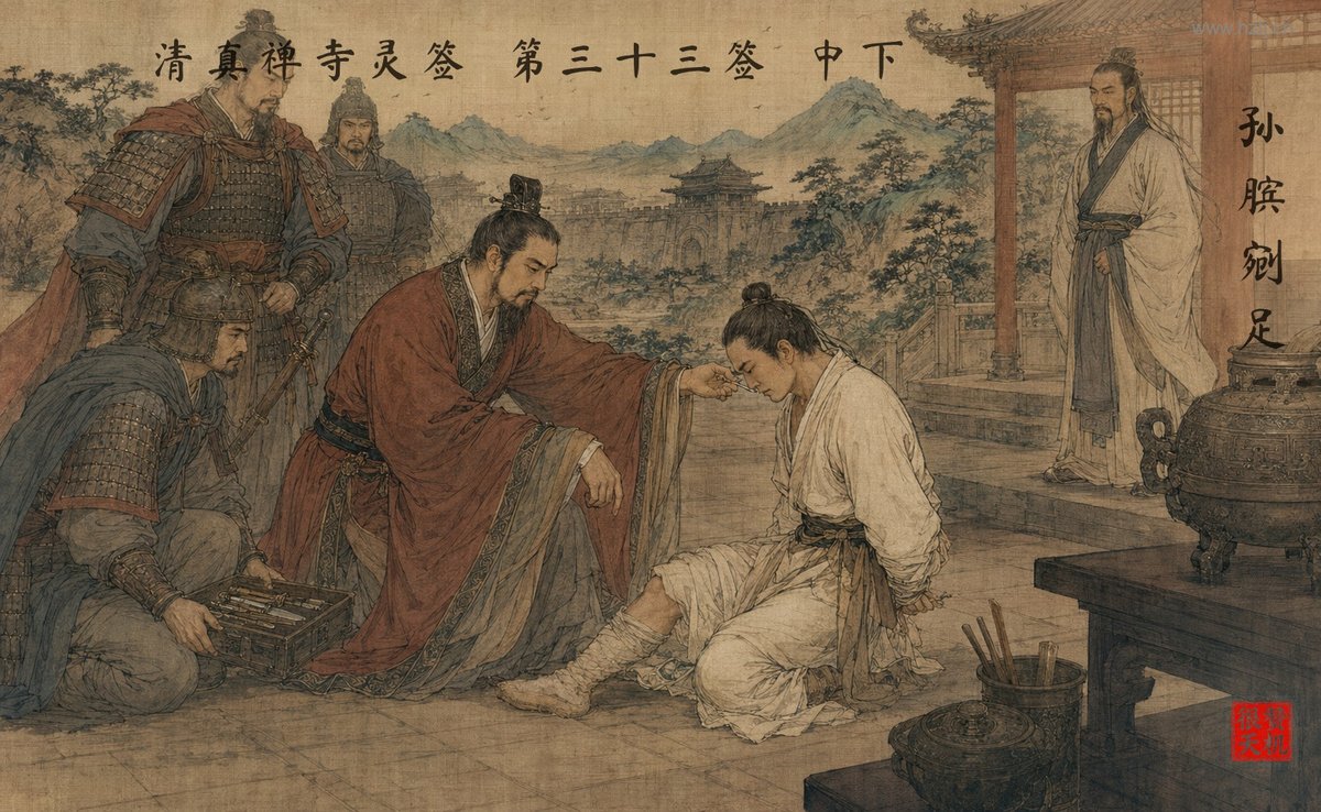 孙膑剜足 典故插图
