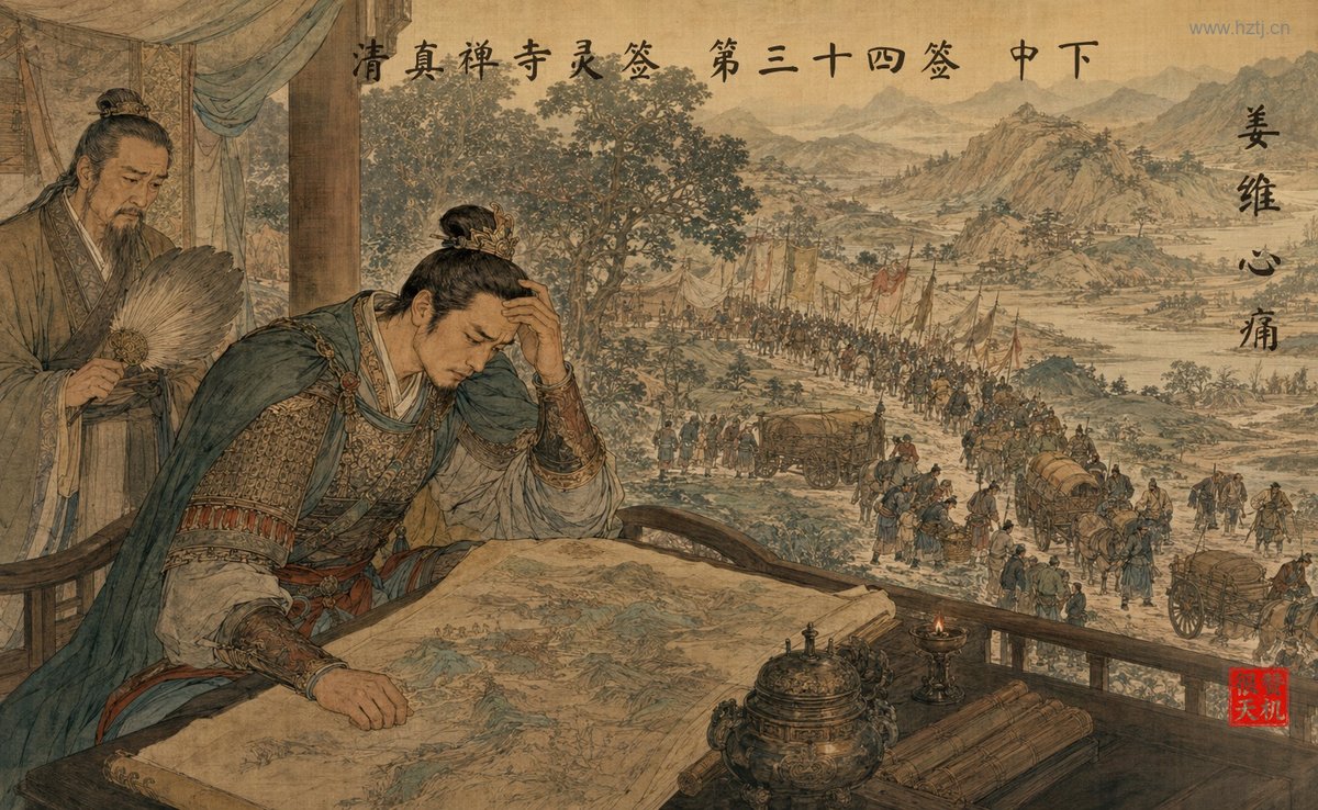 姜维心痛 典故插图
