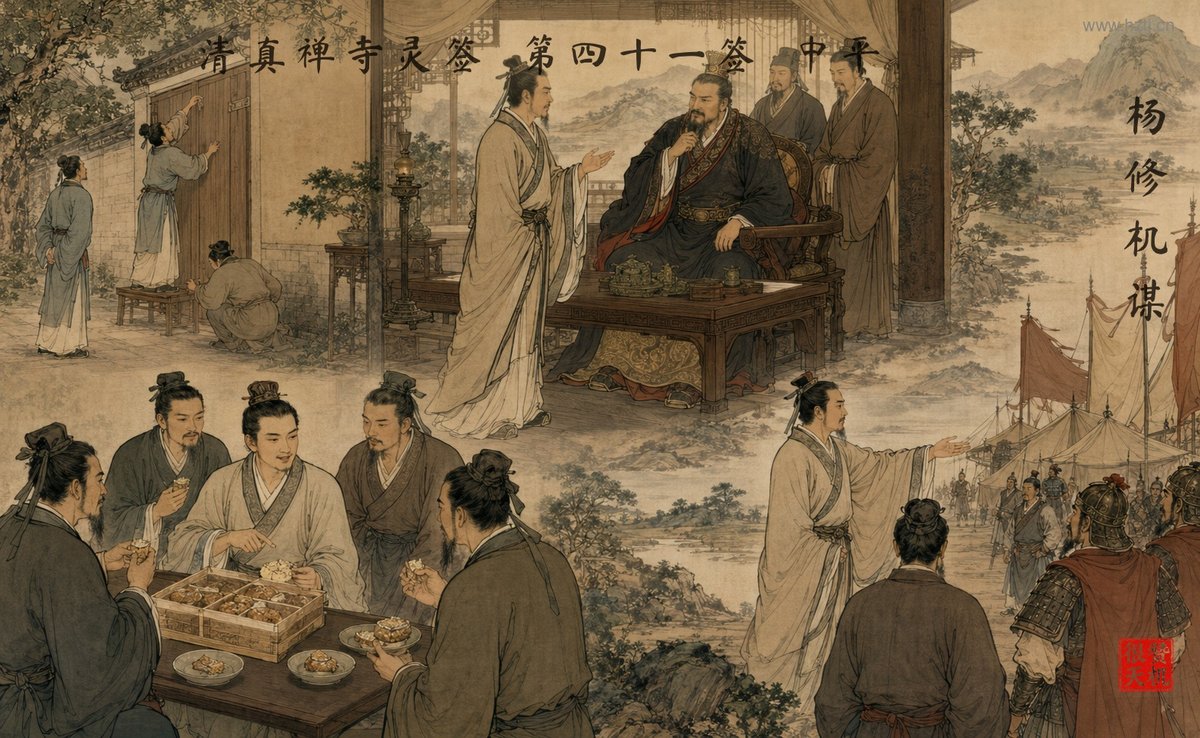 杨修机谋 典故插图