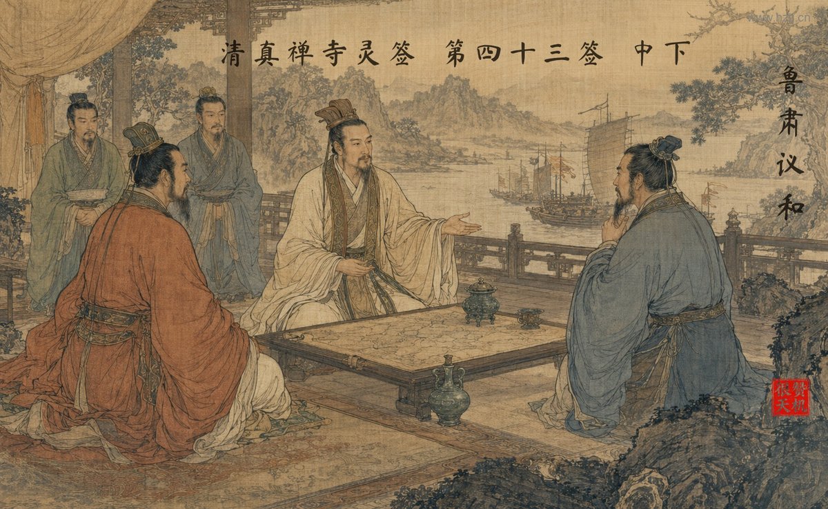 鲁肃议和 典故插图
