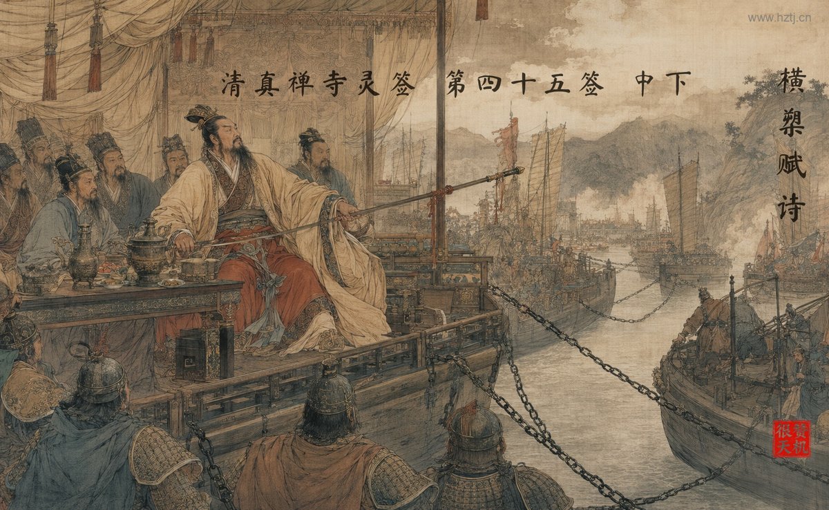 横槊赋诗 典故插图