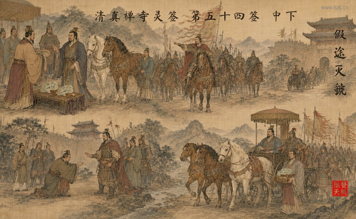 假途灭虢 典故插图