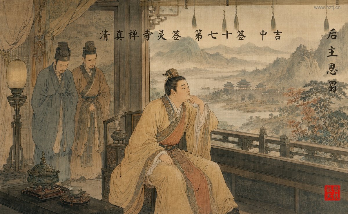 后主思蜀 典故插图
