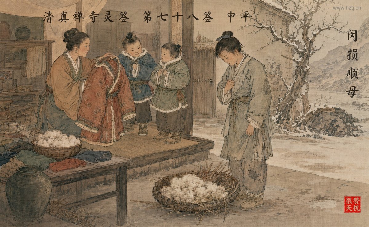 闵损顺母 典故插图