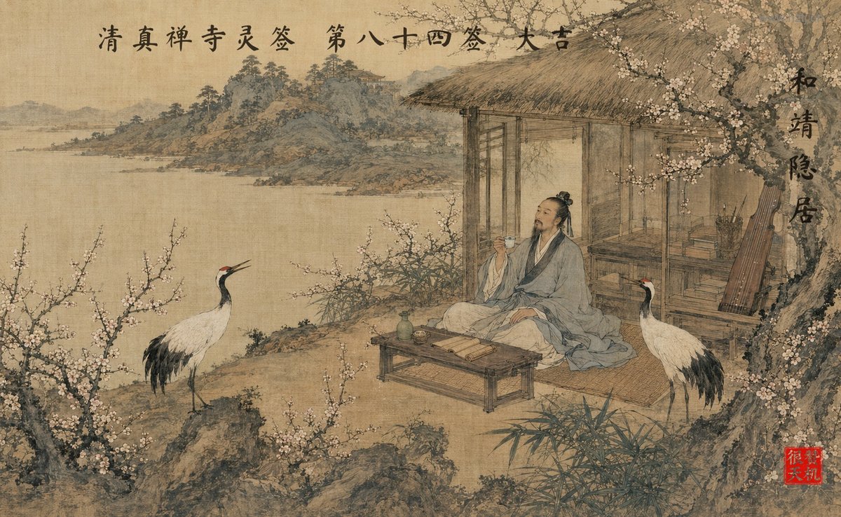和靖隐居 典故插图