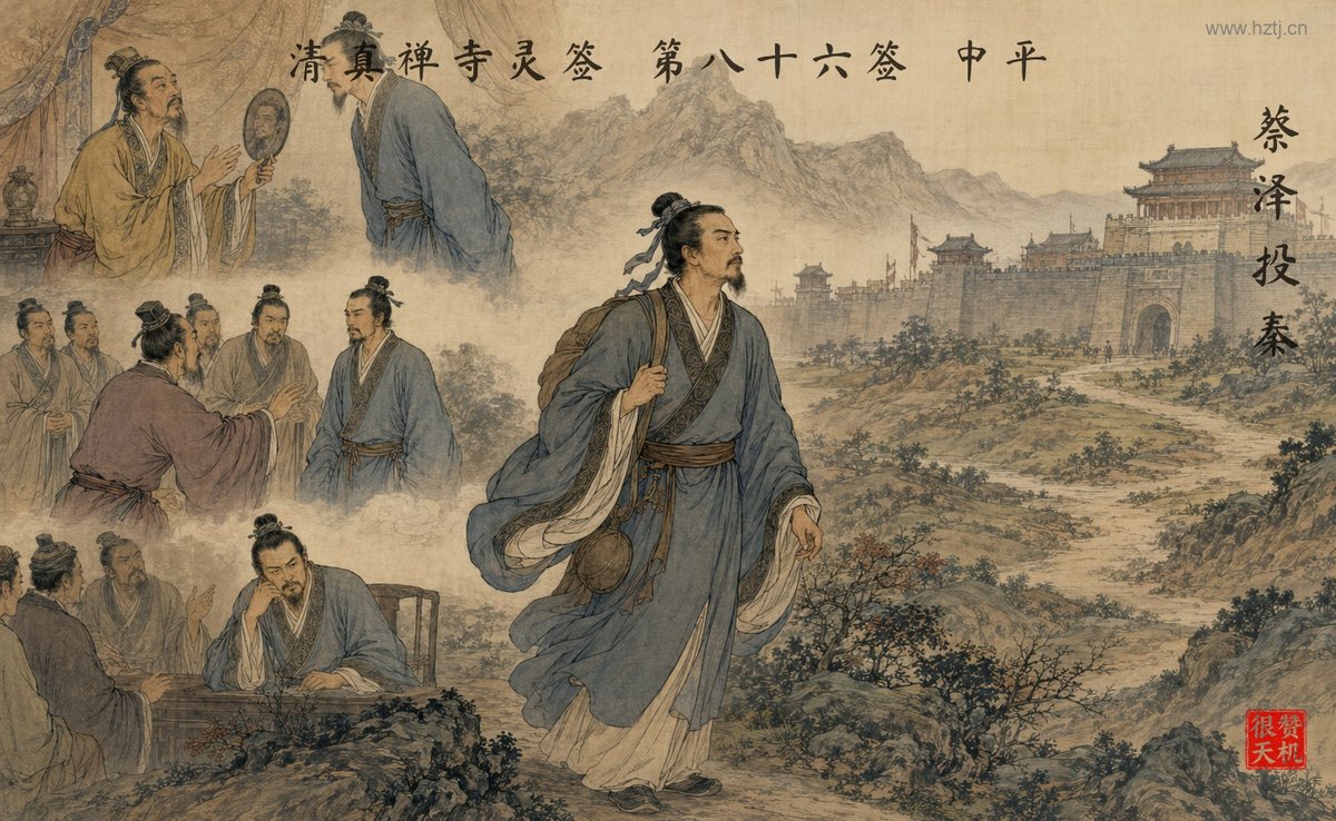 蔡泽投秦 典故插图