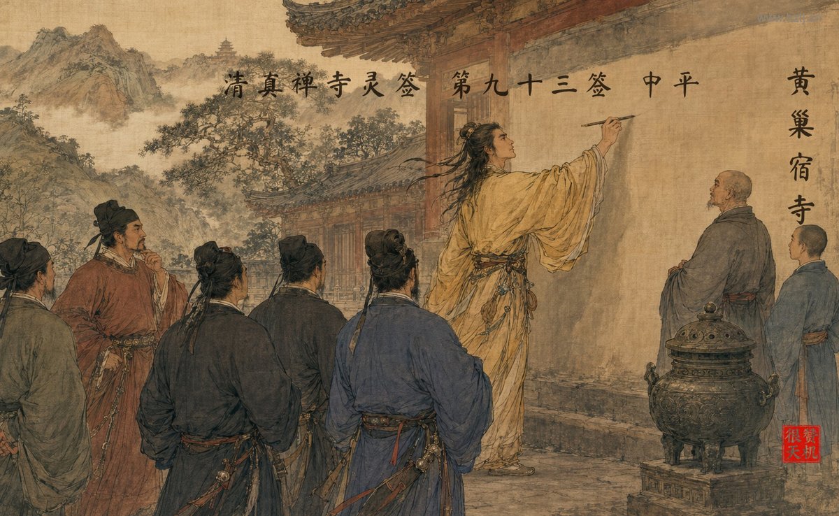 黄巢宿寺 典故插图