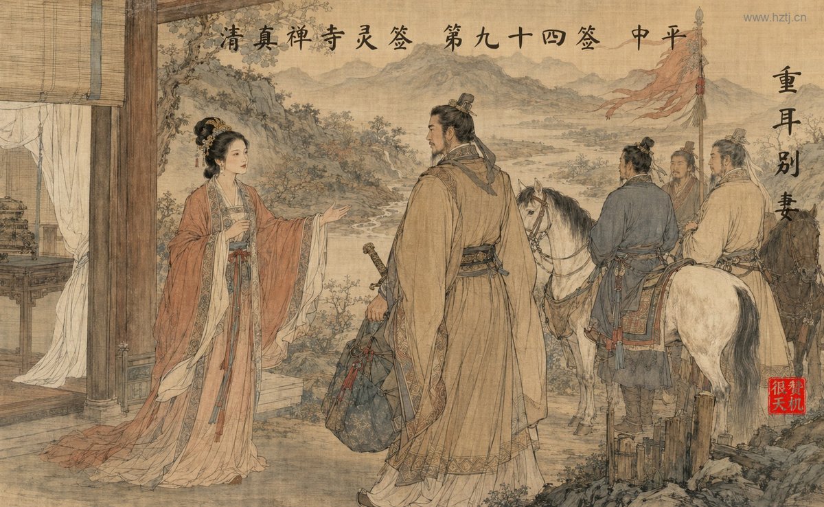 重耳别妻 典故插图