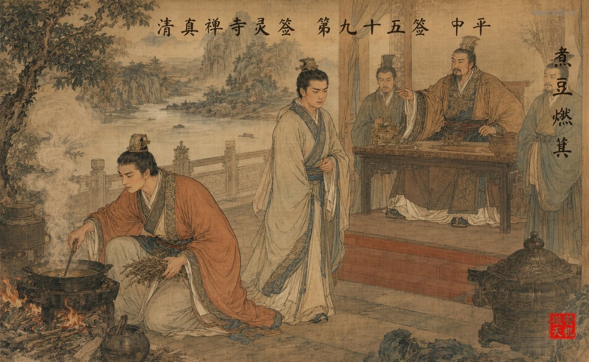 煮豆燃萁 典故插图