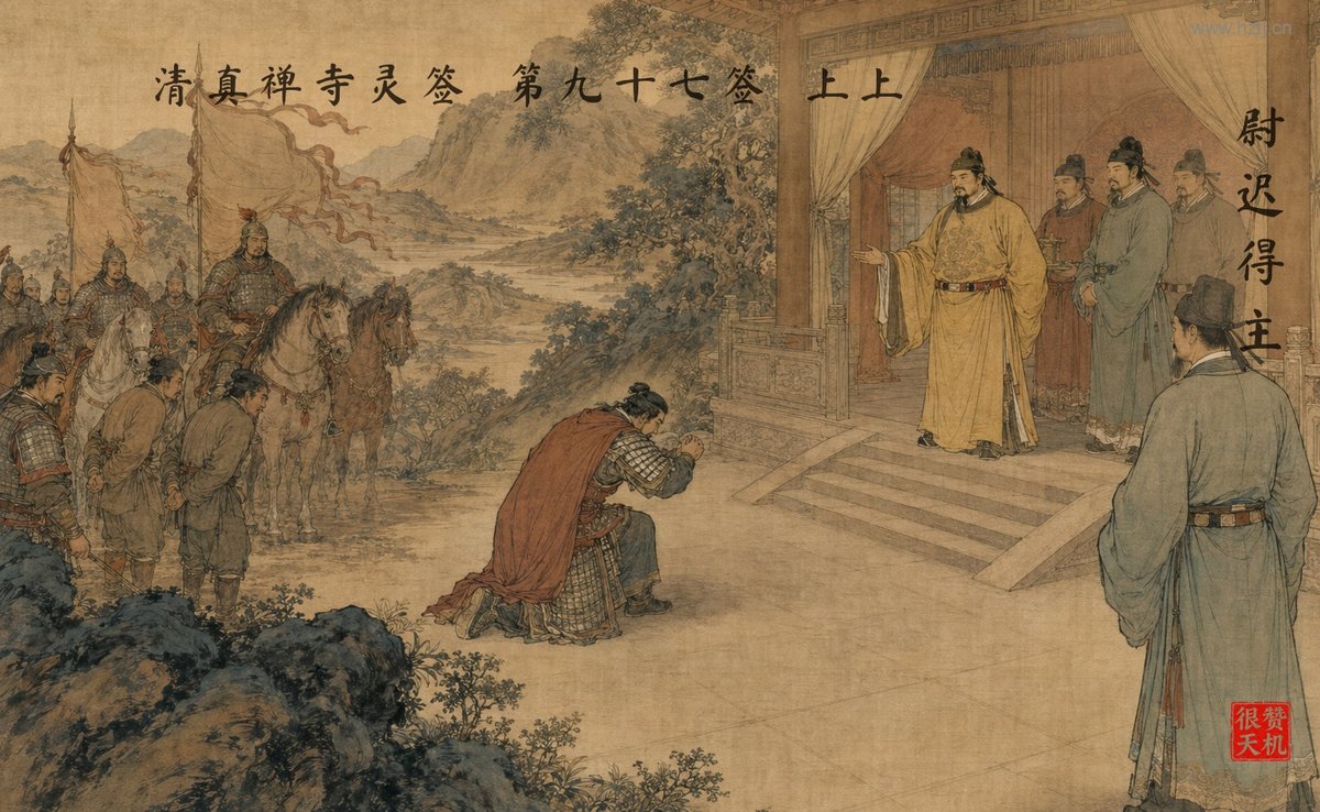 尉迟得主 典故插图